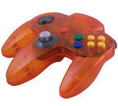 Fire Orange N64 Controller